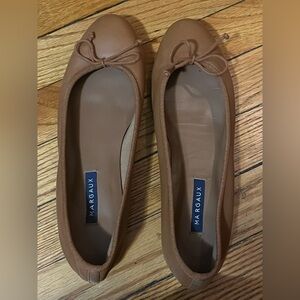 Margaux leather ballet flats in Nappa